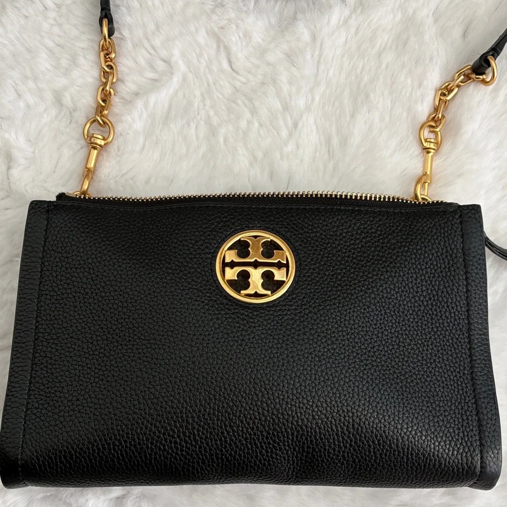 Tory Burch Black Leather Crossbody - Picture 2 of 3
